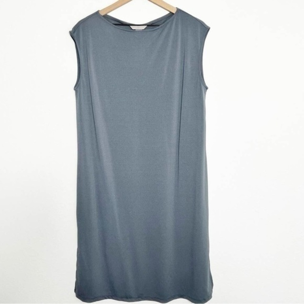 H&M Women Sleeveless Drees Gray Casual Jersey Size XL